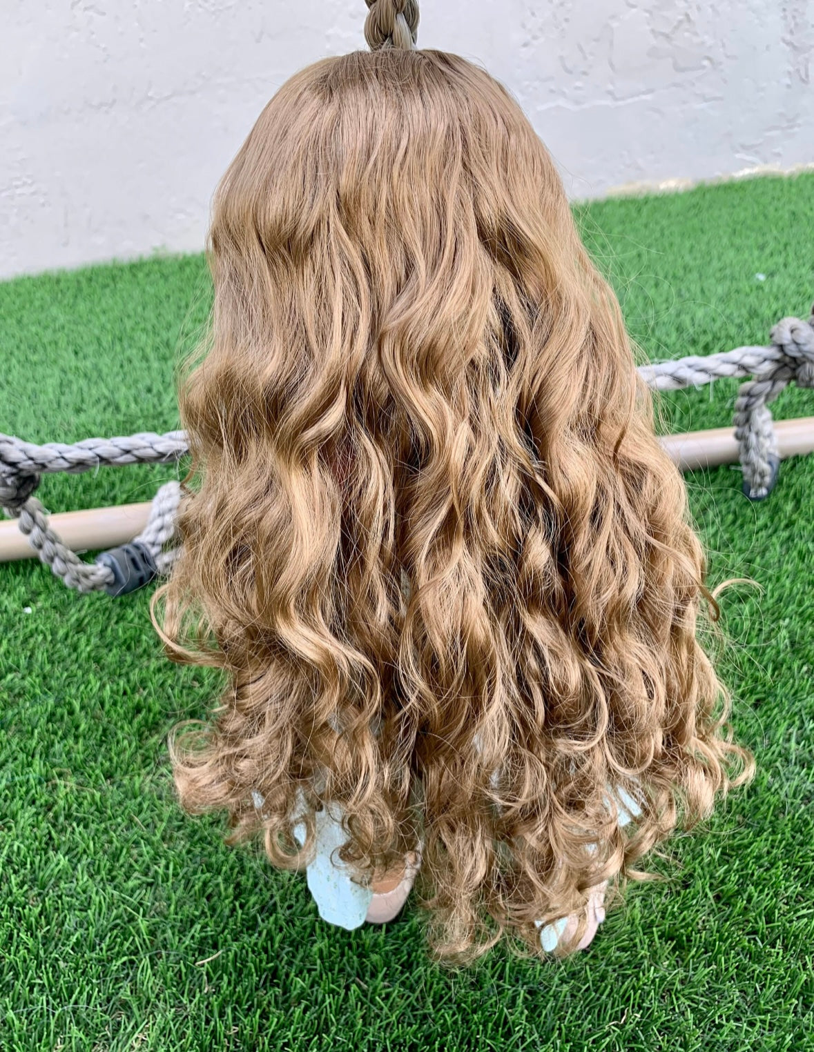American Girl Doll Custom 18 Inch doll Vegan Mohair Wig | 10-11 Head Size "Stretch Cap" | Made to Fit 18’’ American Girl Doll OG Meadowdolls