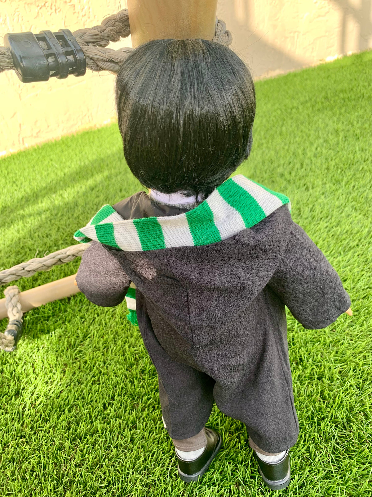 Zazou Dolls Custom doll wig for 18" American Girl Dolls - Vegan Mohair - fits 10-11" head size of dolls such as OG Blythe BJD Gotz meadowdolls BOY