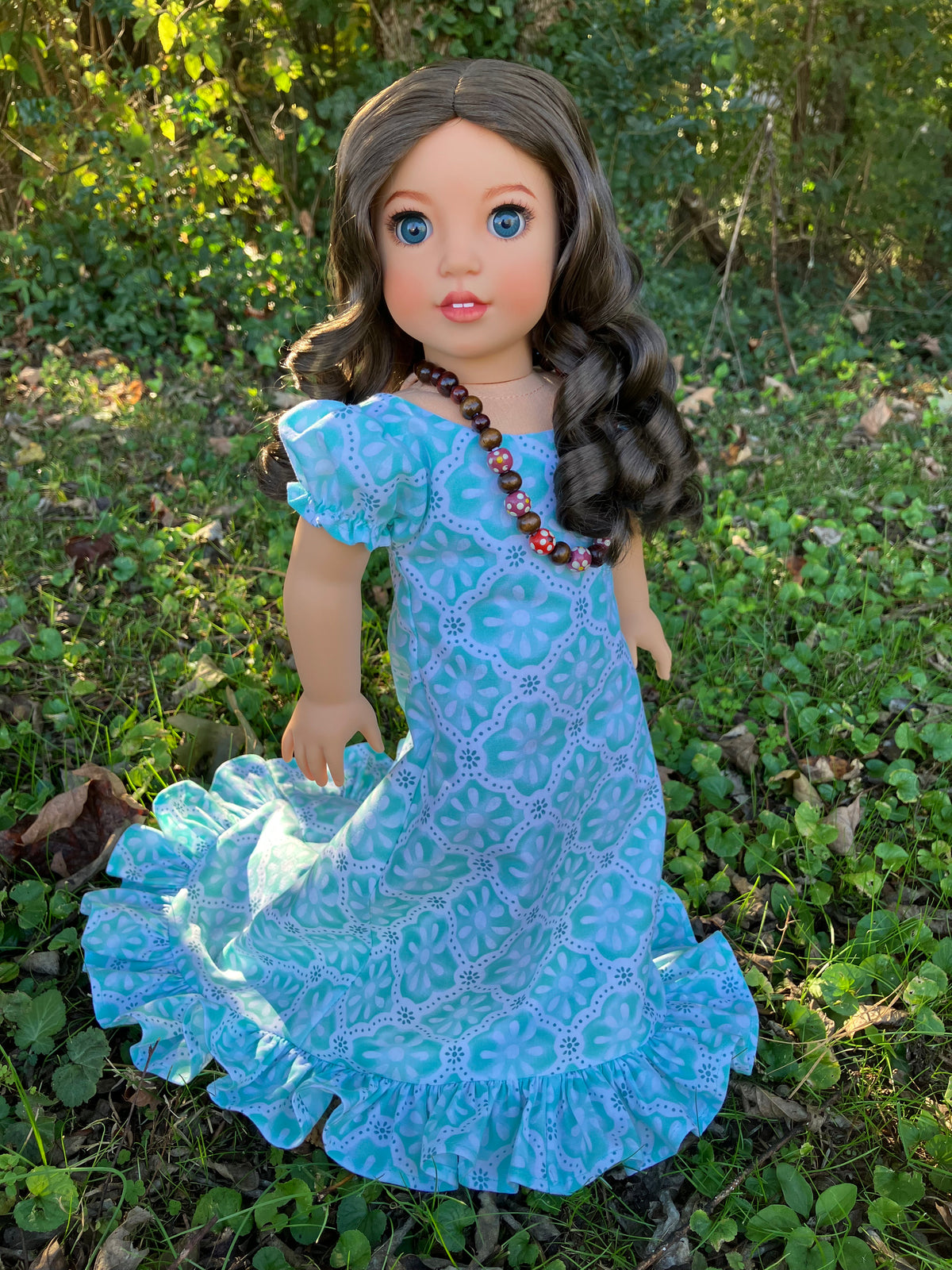 Zazou Dolls Custom doll wig for 18" American Girl Dolls - Vegan Mohair - fits 10-11" head size of dolls such as OG Blythe BJD Gotz meadowdolls