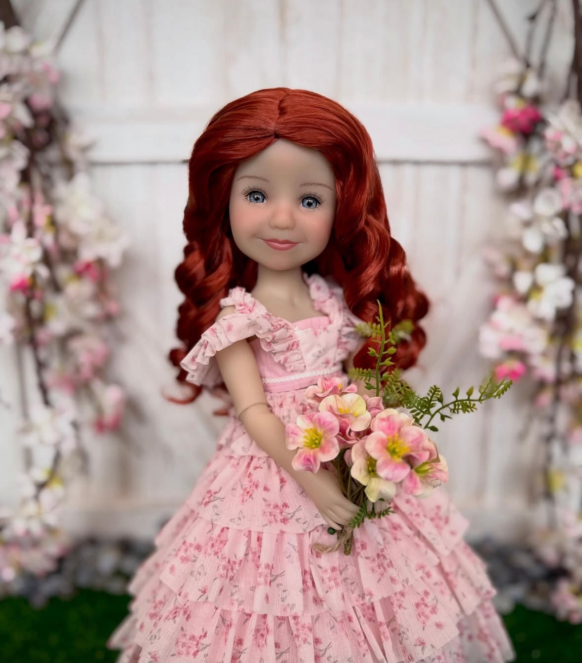 Zazou Dolls Custom doll WIG Exclusive Vegan Mohair-fits 9-10" head size Kaye Wiggs, RRFF, Wellie wishers Dolls and bjd