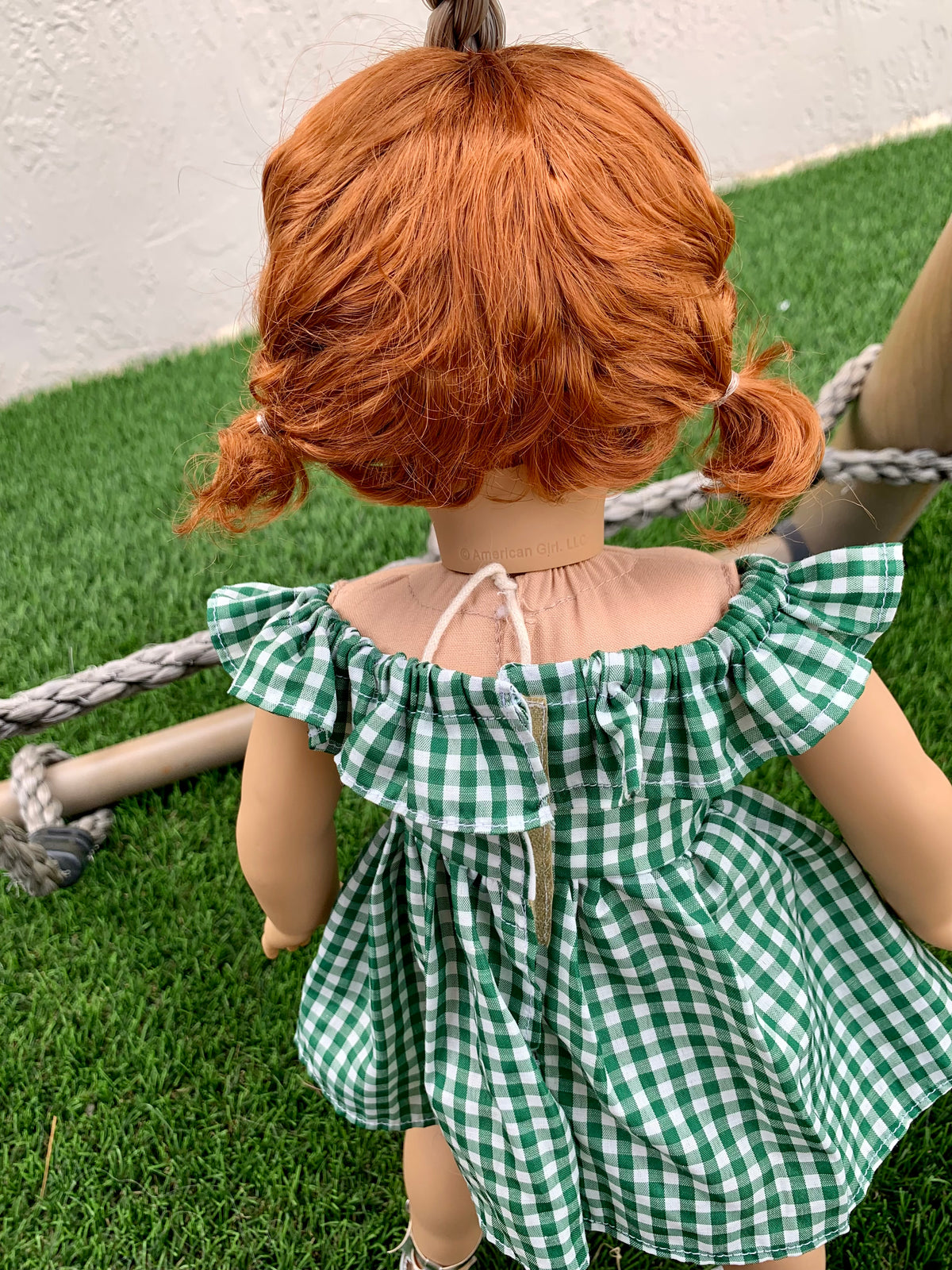 American Girl Doll Custom 18 Inch doll Vegan Mohair Wig | 10-11 Head Size "Stretch Cap" | Made to Fit 18’’ American Girl Doll OG Meadowdolls