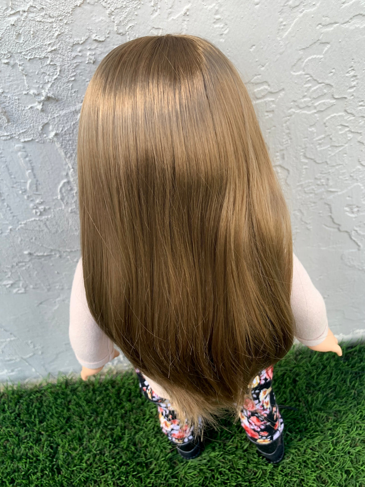 Zazou Dolls Custom doll wig for 18" American Girl Dolls - Vegan Mohair - fits 10-11" head size of dolls such as OG Blythe BJD Gotz meadowdolls