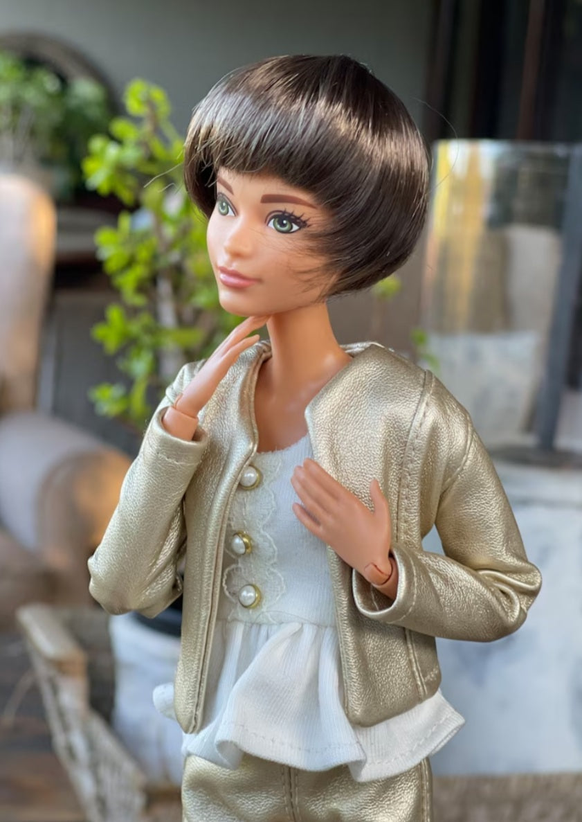Kori Vegan Mohair Wig for 1/6 Fashion Dolls, 3-4" Head