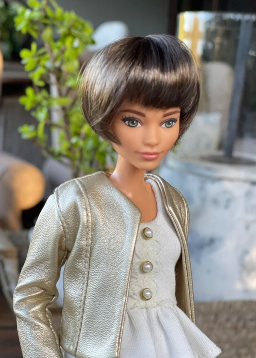 Kori Vegan Mohair Wig for 1/6 Fashion Dolls, 3-4" Head