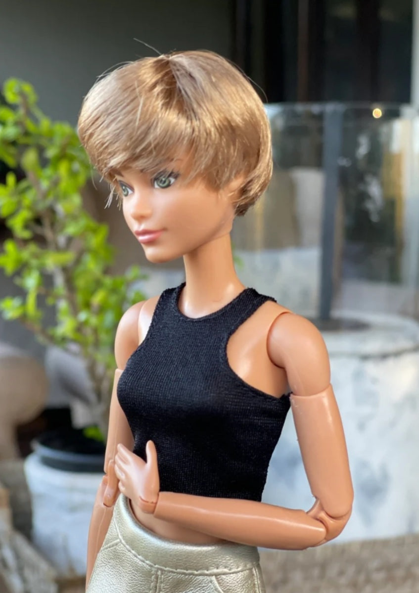 Christabell Vegan Mohair Wig for 1/6 Fashion Dolls, 3-4" Head