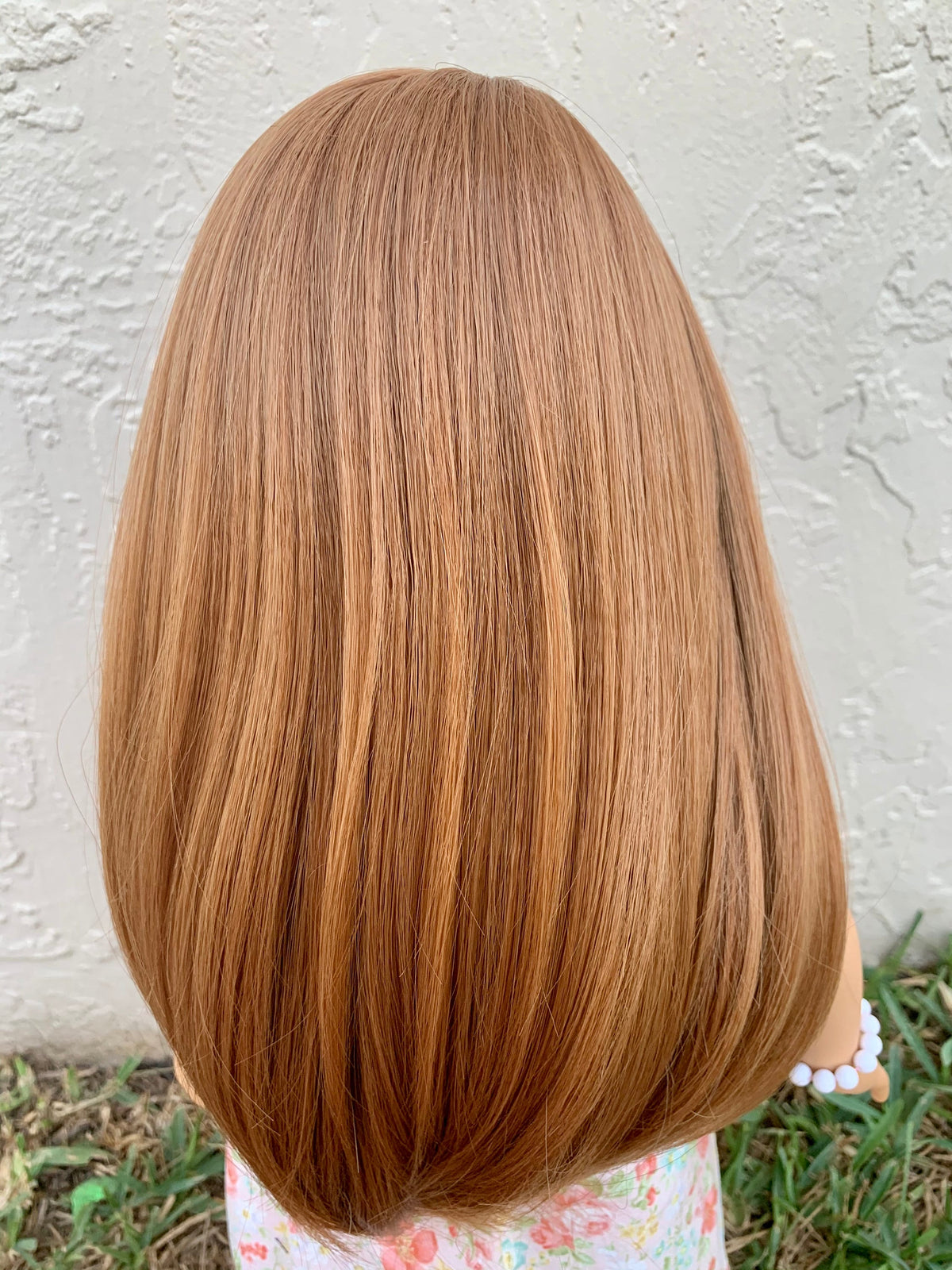 PREORDER custom doll wig for 18" American Dolls - Tangle Resistant - fits 10-11" head size of 18" dolls OG Blythe BJD Gotz strawberry