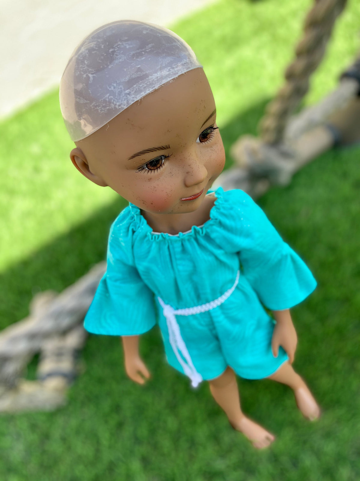 ADD ON ITEM! Silicone wig cap for 14" Dolls fits 9-10" head size Kaye Wiggs Ruby Red Fashion Friends girls of the orient Paola Reina