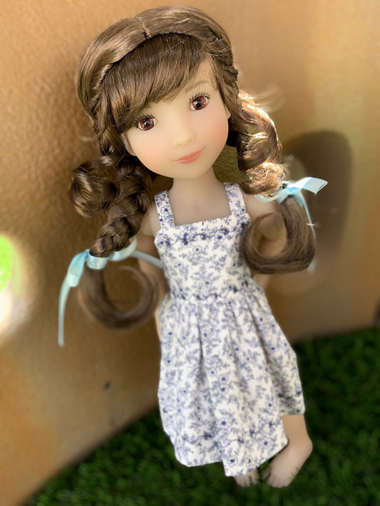 PREORDER Custom WIG for 13" Dianna Effner Little Darling head size 7-8" siblings, Ellowyne, My Meadow Avery, Mini Pal Maru & Friends, Zazou