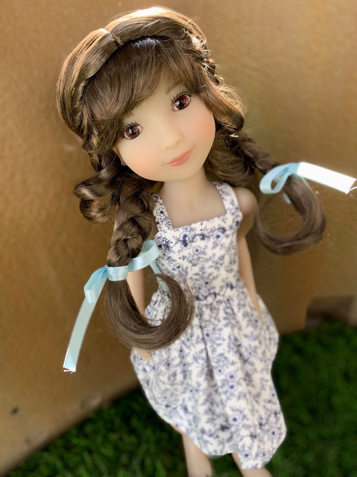 PREORDER Custom WIG for 13" Dianna Effner Little Darling head size 7-8" siblings, Ellowyne, My Meadow Avery, Mini Pal Maru & Friends, Zazou