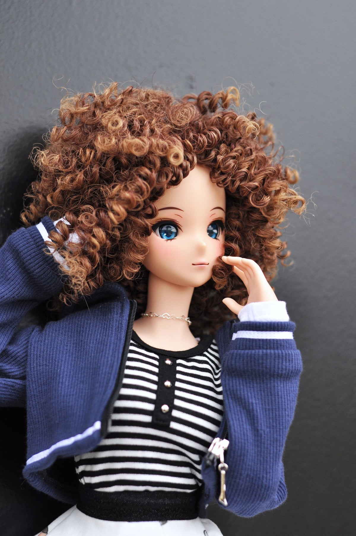 PREORDER Custom doll WIG for Smart Dolls- Heat Safe - Tangle Resistant- 8.5" head size of Bjd, SD, Dollfie Dream dolls