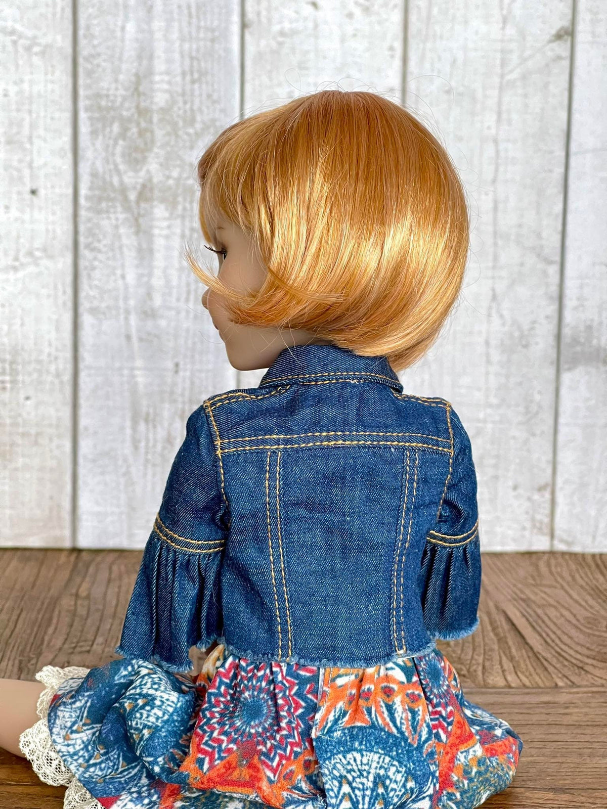 PREORDERZazou Custom doll WIG Exclusive Vegan Mohair-fits 9-10" head size Kaye Wiggs, RRFF, Wellie Dolls, bjd, Girl for All Time "Loose Fit"