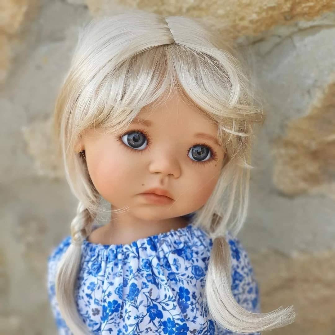 PREORDER Custom doll WIG for meadowdolls -Vegan Mohair - fits 11-12" head size of dolls such as OG Blythe Gotz Bb Saffi Zazou Dolls