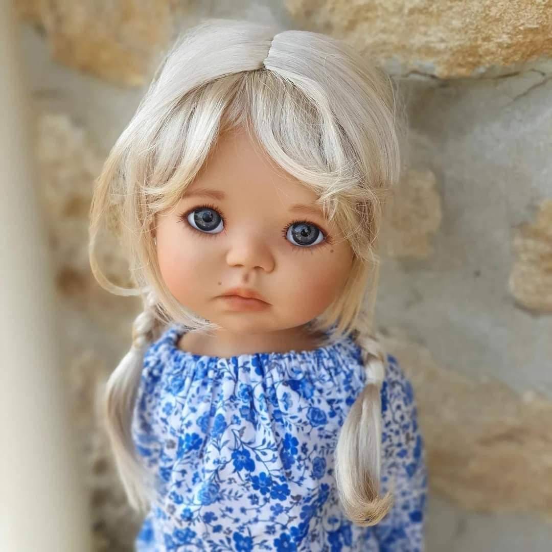 PREORDER Custom doll WIG for meadowdolls -Vegan Mohair - fits 11-12" head size of dolls such as OG Blythe Gotz Bb Saffi Zazou Dolls