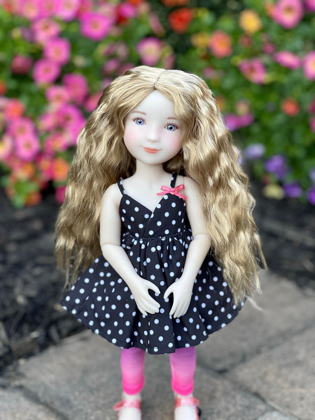 Custom WIG for 13" Dianna Effner Little Darling head size 7-8" siblings, Ellowyne, My Meadow Avery "Stretch Cap" Zazou Dolls