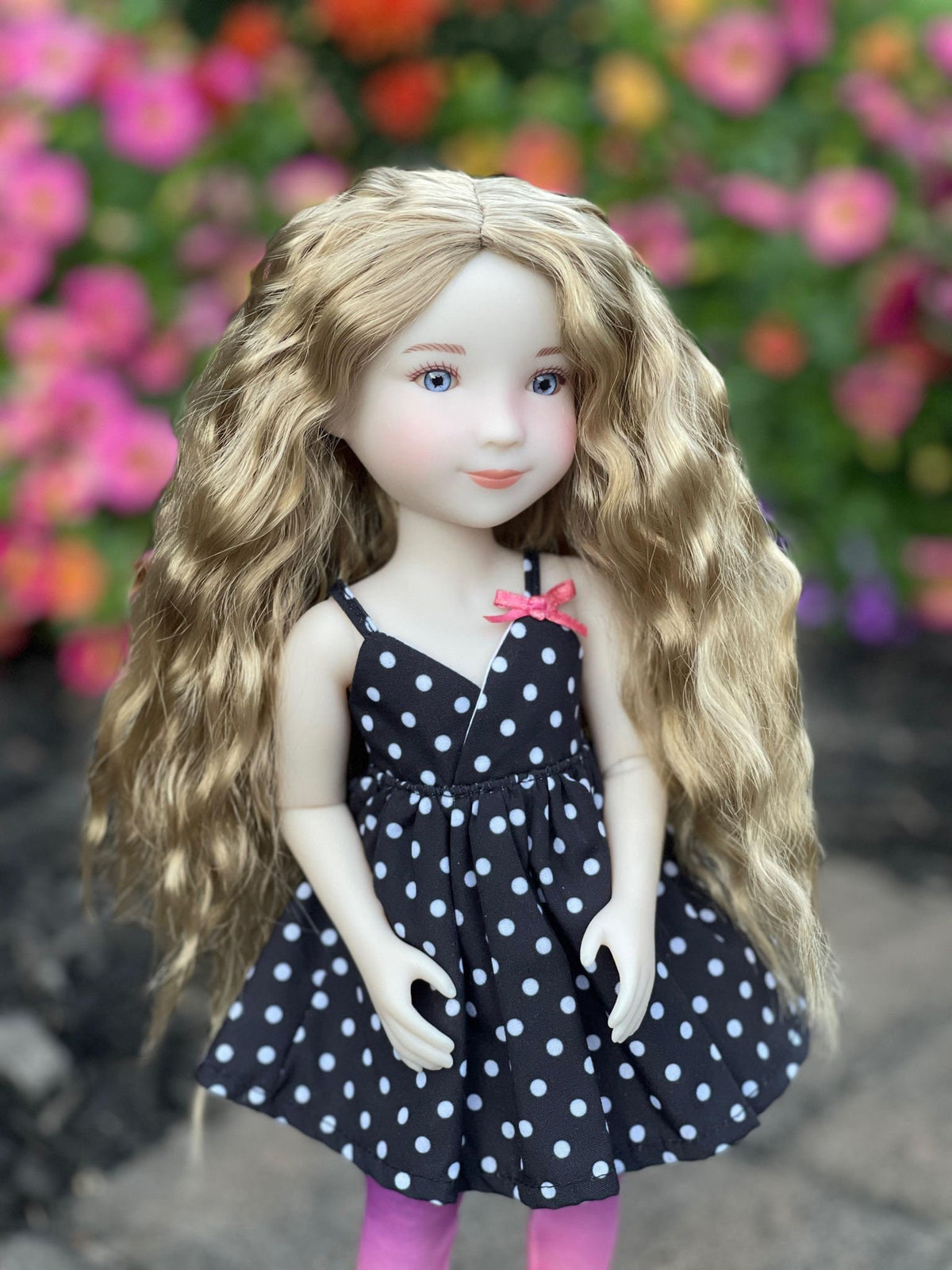 Custom WIG for 13" Dianna Effner Little Darling head size 7-8" siblings, Ellowyne, My Meadow Avery "Stretch Cap" Zazou Dolls