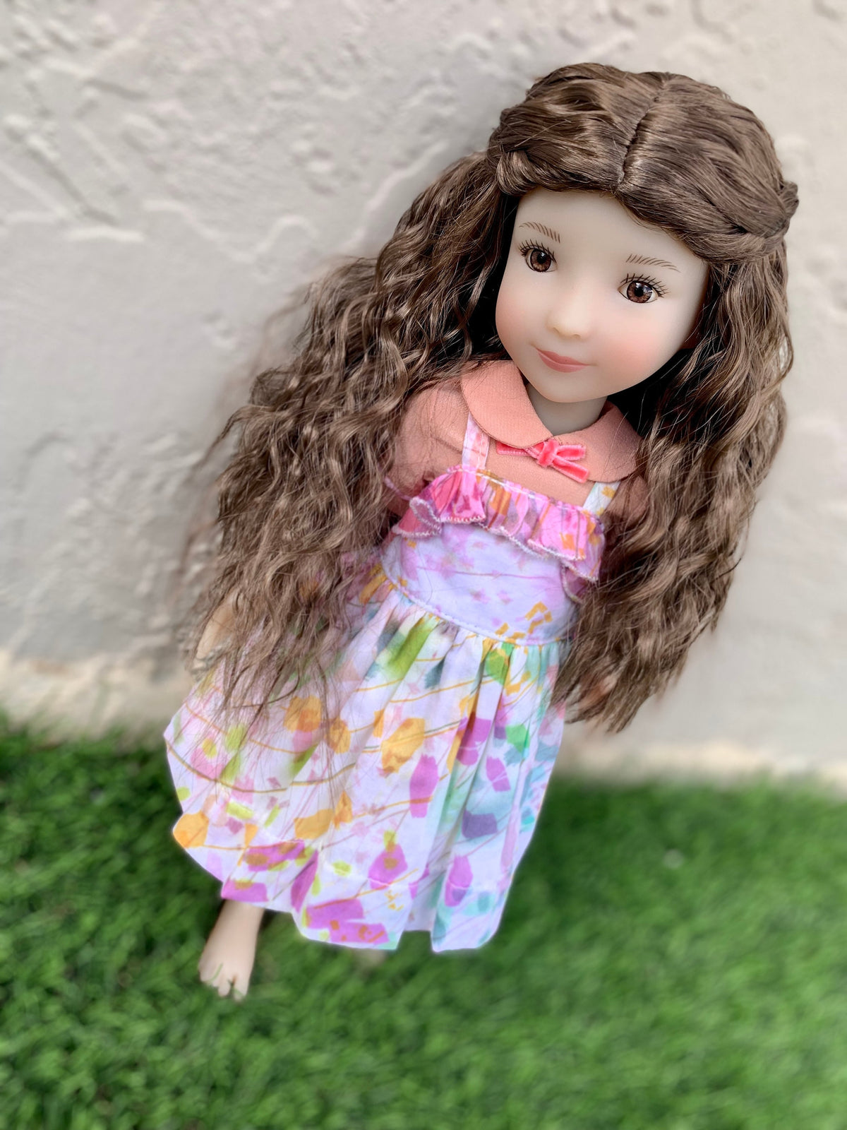 PREORDER Custom WIG for 13" Dianna Effner Little Darling head size 7-8" siblings, Ellowyne, My Meadow Avery, Mini Pal, "Stretch Cap"