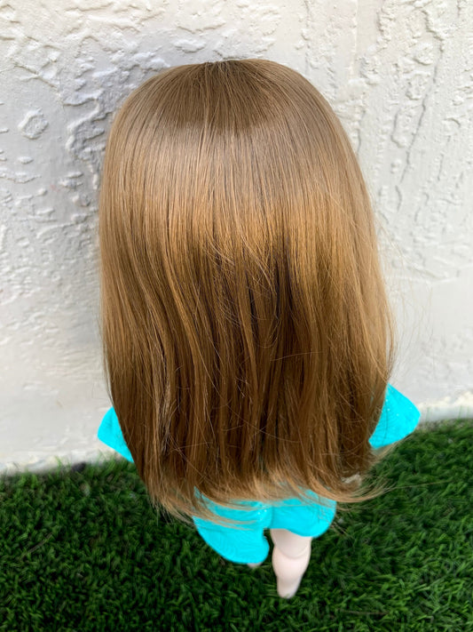Custom doll WIG Exclusive Vegan Mohair-fits 9-10"" head size Kaye Wiggs, RRFF, Wellie Wisher, Meadowdolls Dumplings , bjd, "Loose Fit"