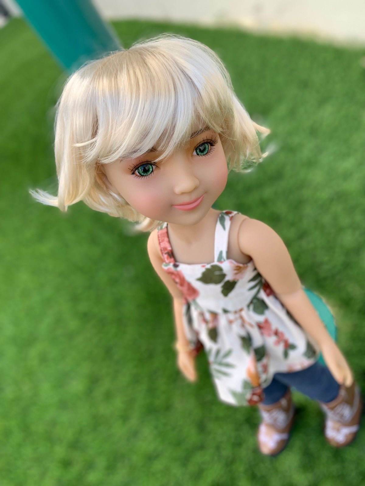 Custom doll WIG Exclusive Vegan Mohair-fits 8-9" head size Kaye Wiggs, RRFF, Meadowdolls Dumplings , bjd, "Stretch Fit"