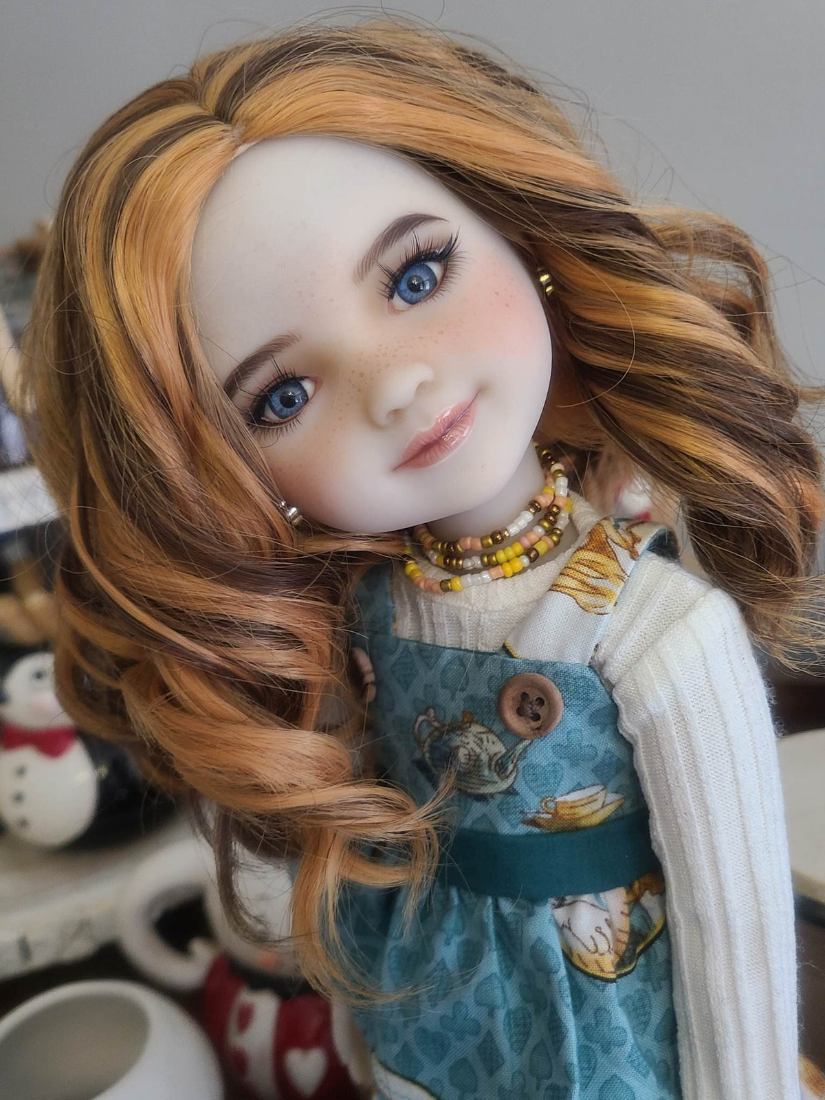 Milky Way heat safe wig for 14" doll
