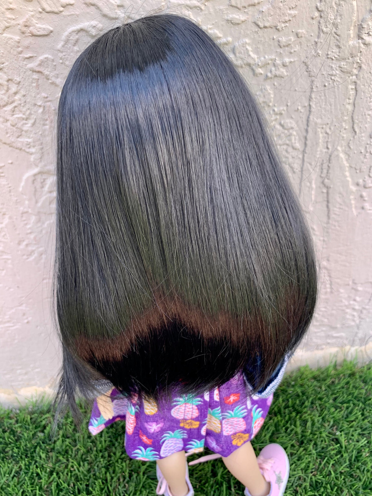 PREORDER Zazou Custom doll WIG Exclusive Vegan Mohair-fits 8-9" head size Kaye Wiggs, RRFF, Meadowdolls Dumplings , bjd, "Stretch Fit"