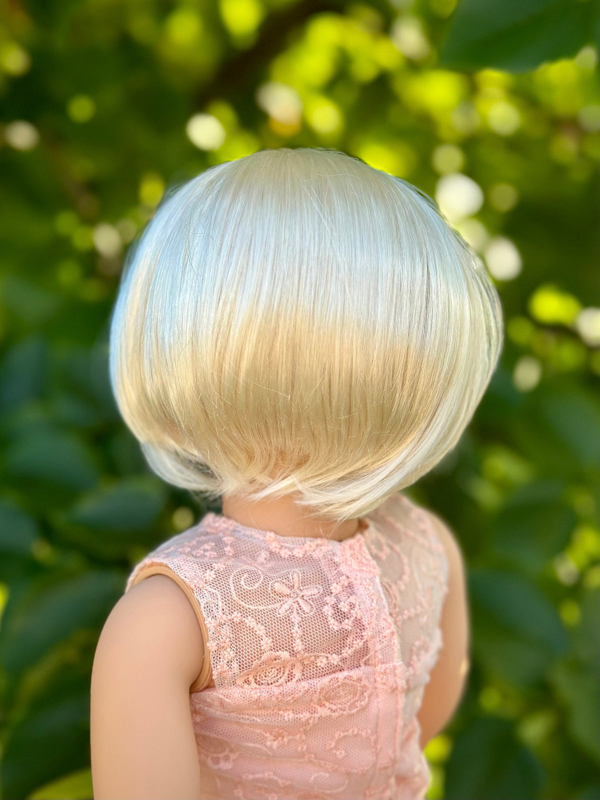 American Doll Custom 18 Inch doll Vegan Mohair Wig | 10-11 Head Size "Stretch Cap" | Made to Fit 18’’ American Doll OG Meadowdolls