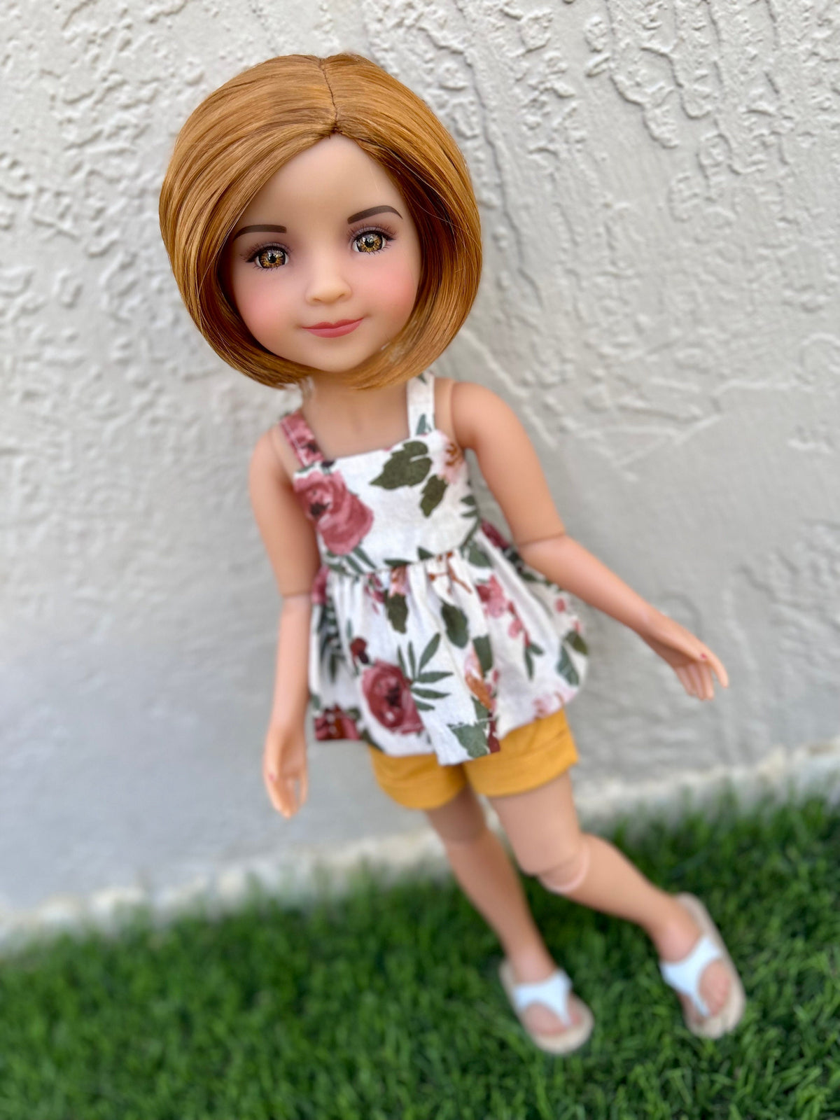 Custom doll WIG Exclusive Vegan Mohair-fits 8-9" head size Kaye Wiggs, RRFF, Meadowdolls Dumplings , bjd, "Stretch Fit" Bob Zazou Dolls