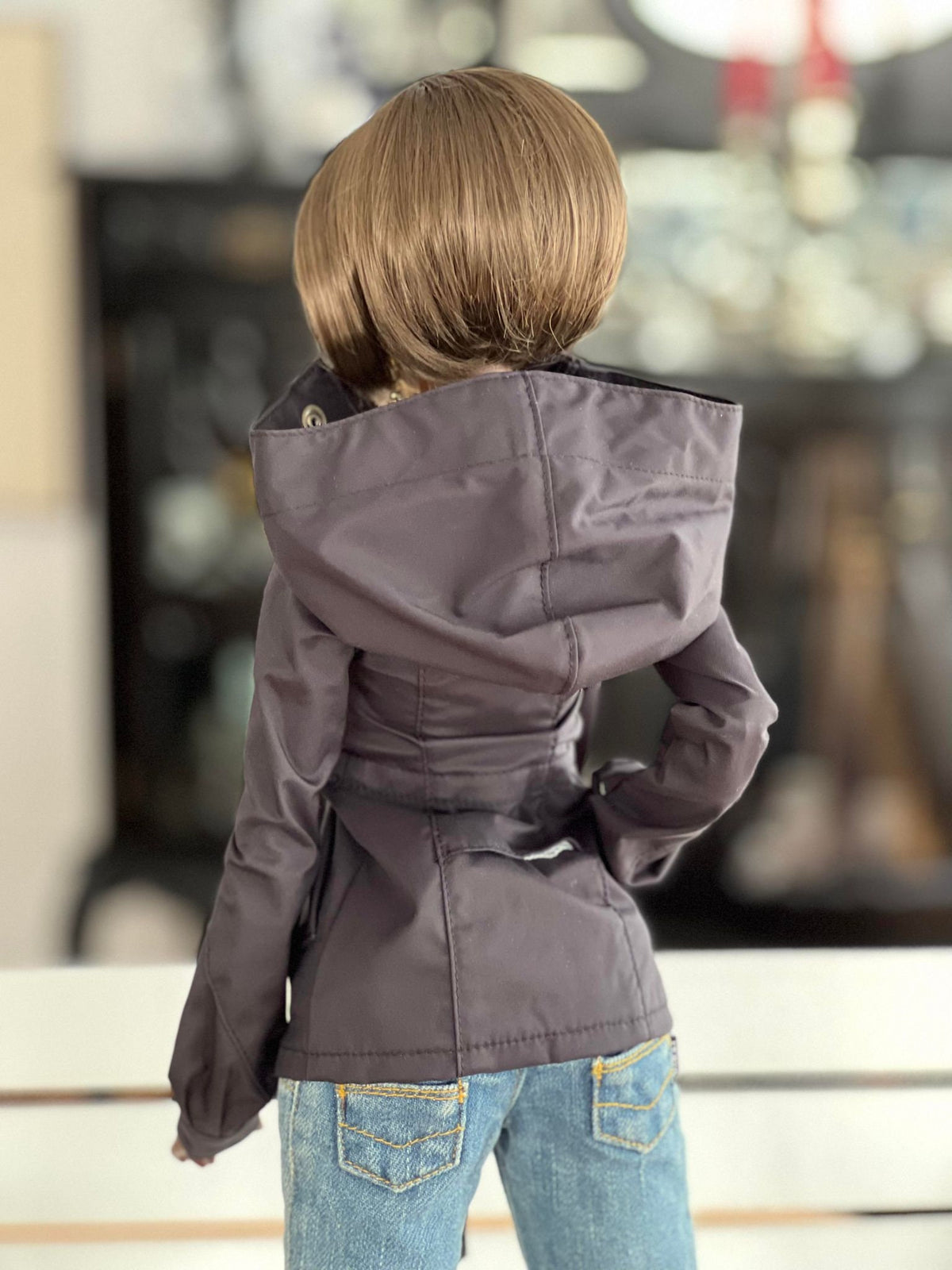 Trench wig for Smart Doll