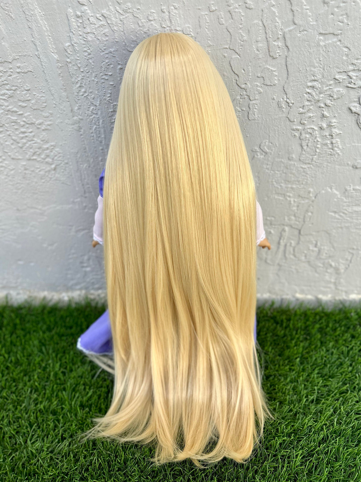 Zazou Dolls Custom doll wig for 18" American Doll -Heat & Tangle Resistant - fits 11" size of 18" dolls OG Blythe BJD Gotz