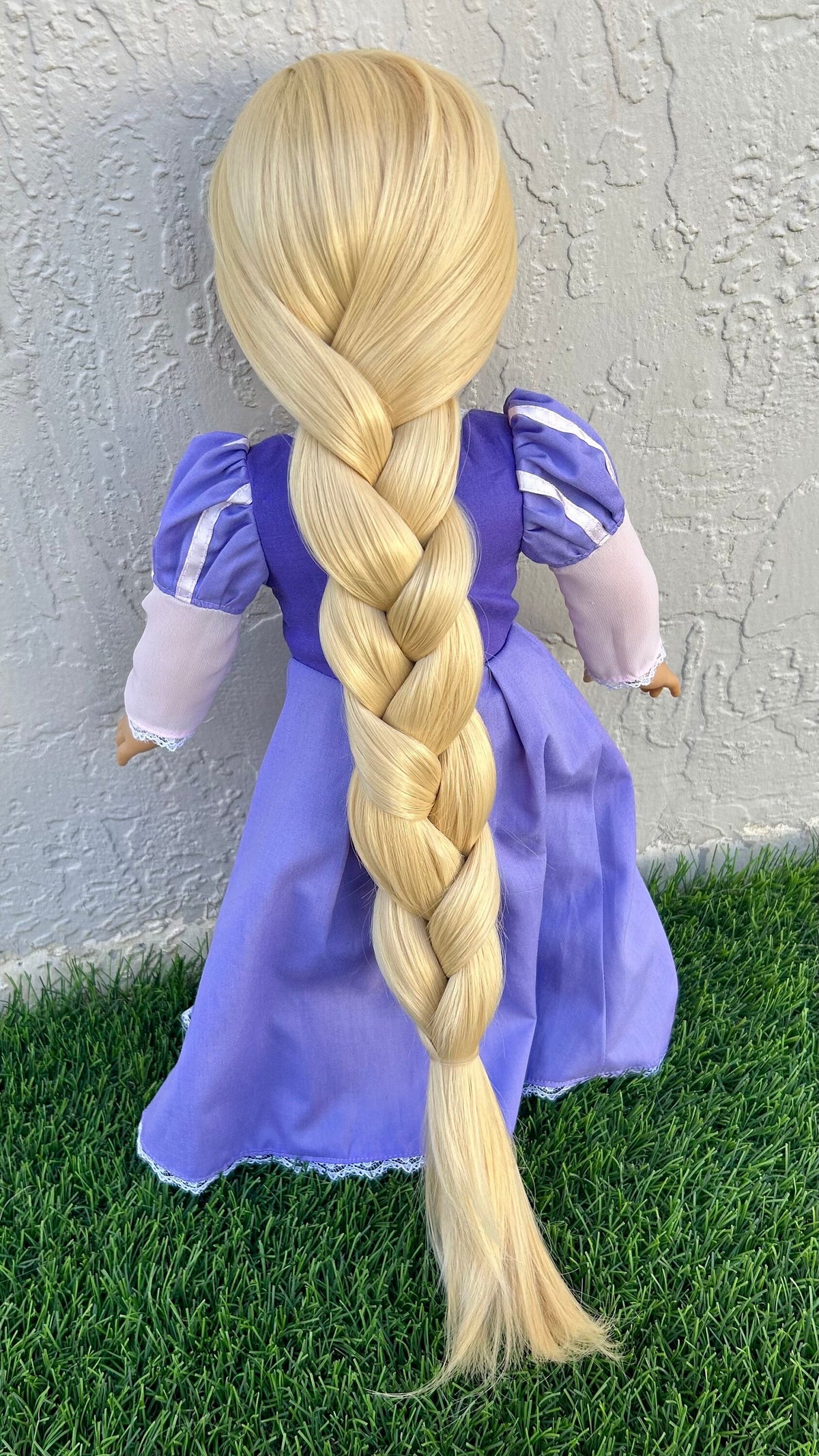 Zazou Dolls Custom doll wig for 18" American Doll -Heat & Tangle Resistant - fits 11" size of 18" dolls OG Blythe BJD Gotz
