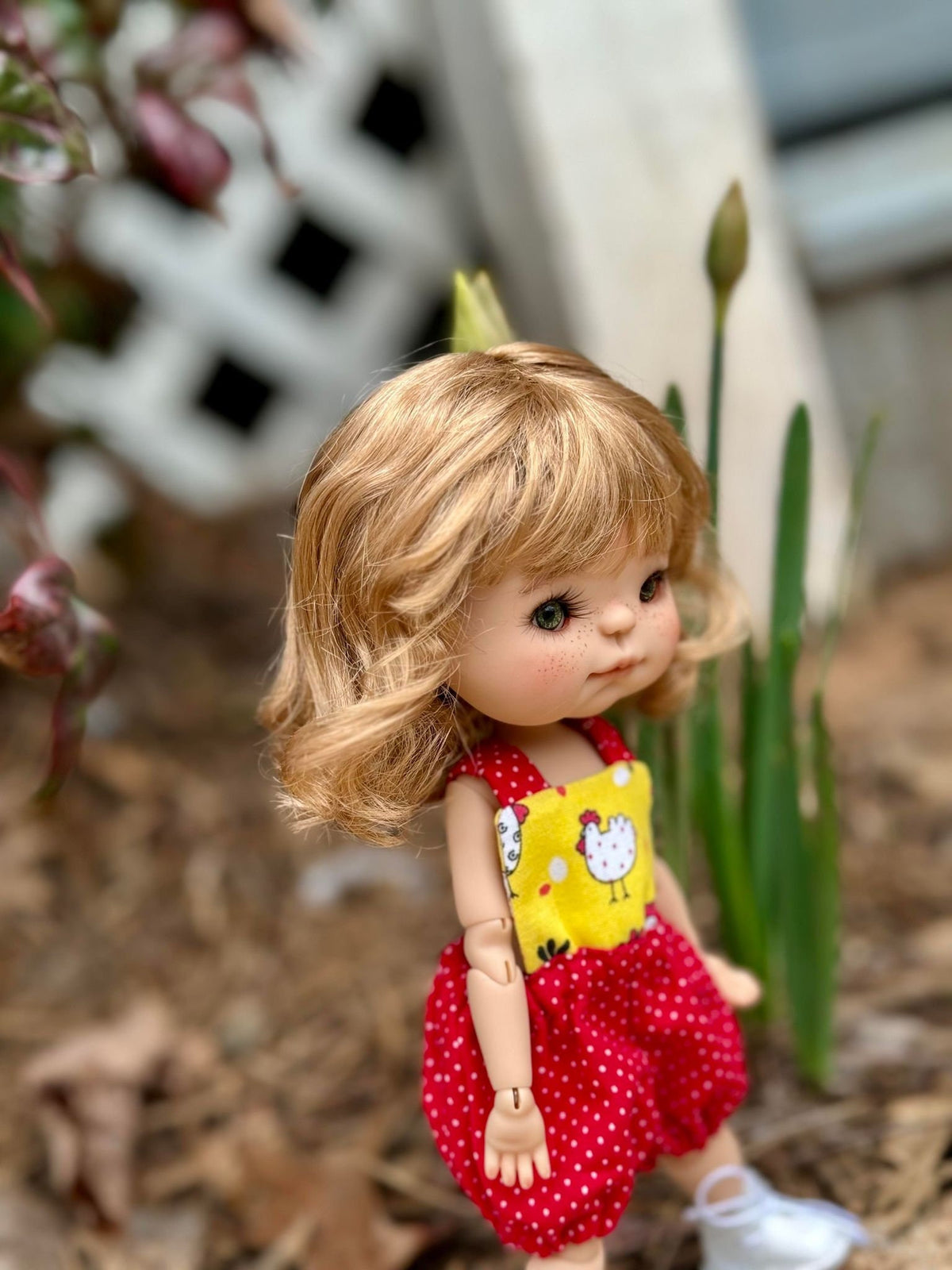 Custom WIG for head size 6-7" Meadowdolls CHIBBIS, BJD, Minifee or similar Vegan mohair Zazou Dolls