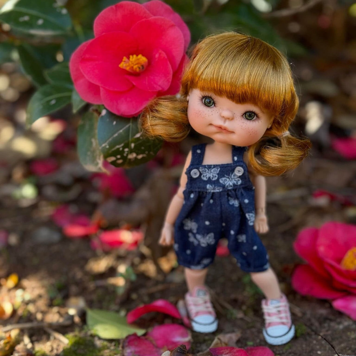 Custom WIG for head size 6-7" Meadowdolls CHIBBIS, BJD, Minifee or similar Vegan mohair Zazou Dolls