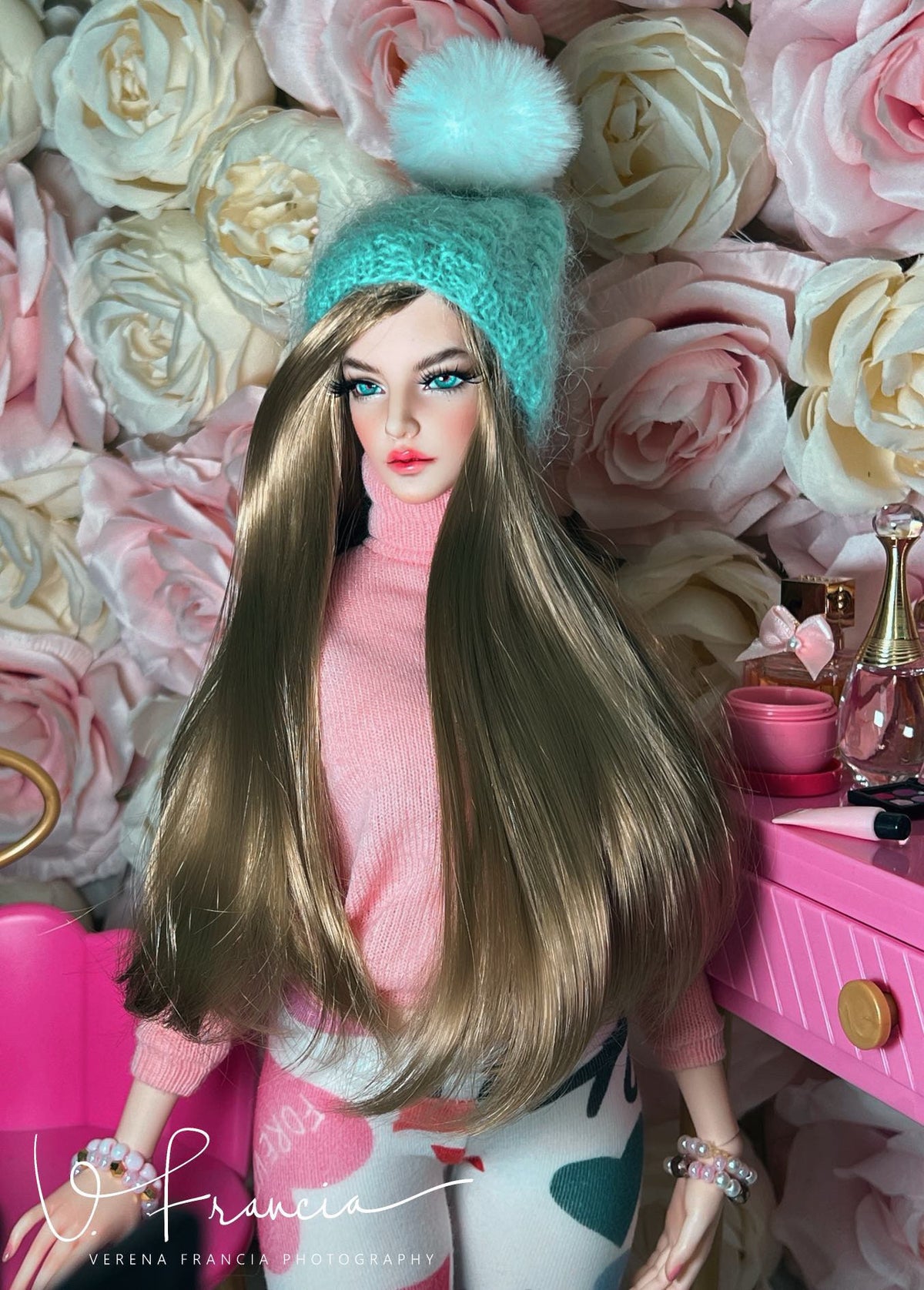 Custom WIG for head size 5-6" Sartoriaj Dolls, Lati Doll, Twinkle Meadowdolls, Atelier Momoni dolls or similar 15cm head Zazou