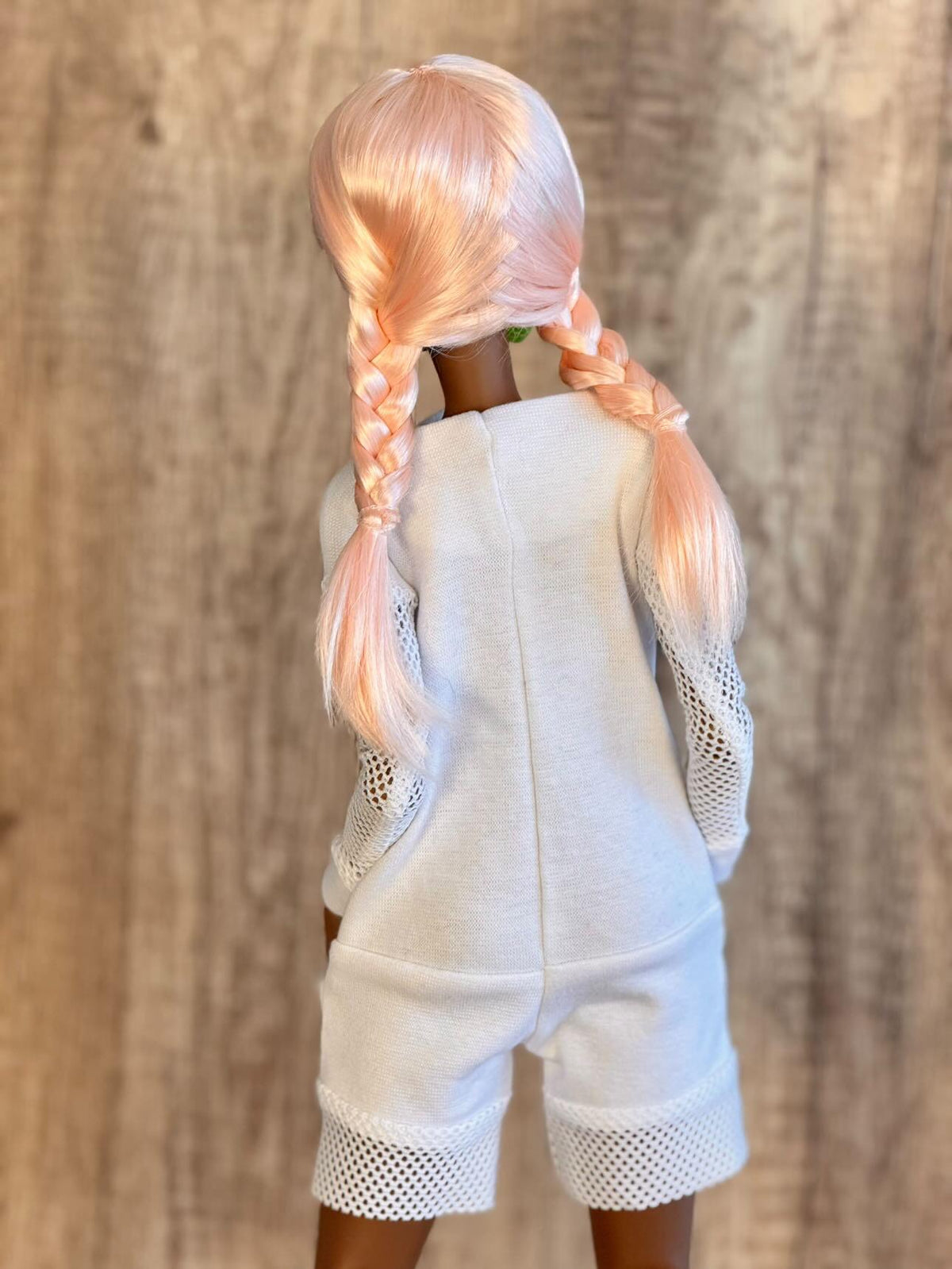 Flamingo Pink wig for Smart Doll