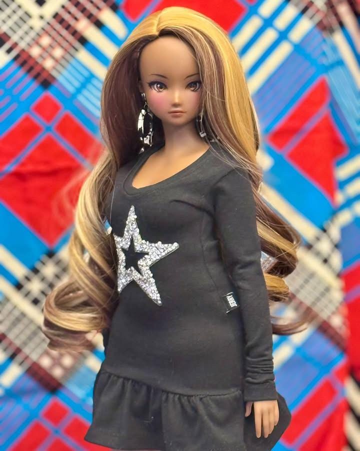 Samoa Swirl wig for Smart Doll