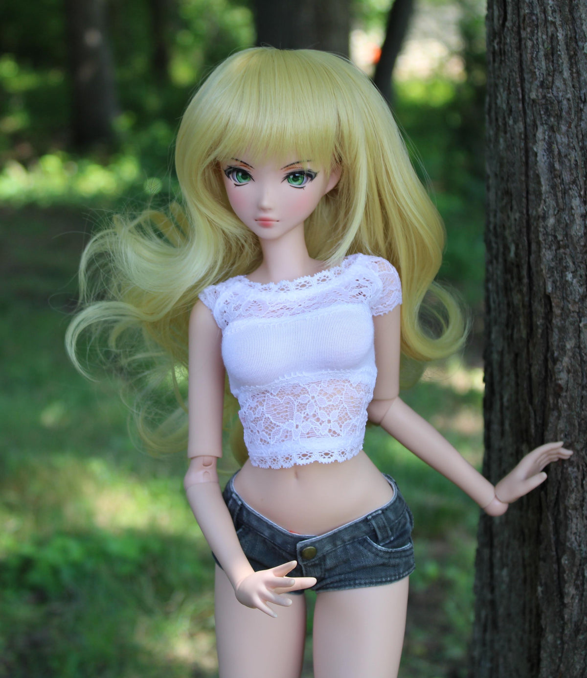 Lemon Sherbert wig for Smart Doll