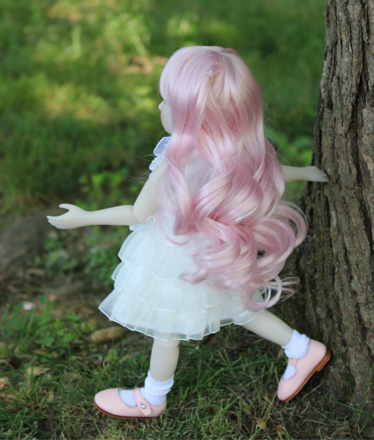 Custom WIG for 13" Dianna Effner Little Darling head size 7-8" siblings, Ellowyne, My Meadow Avery, Mini Pal Maru & Friends, Liz Frost girls