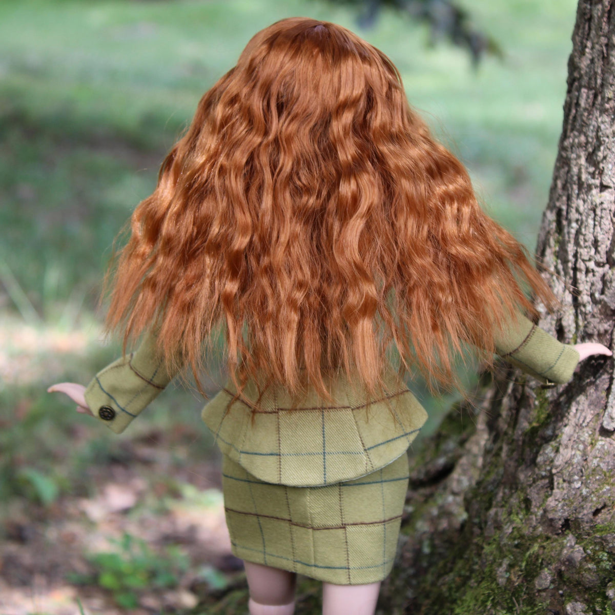 Custom WIG for head size 5-6" Sartoriaj Dolls, Lati Doll, Twinkle Meadowdolls, Atelier Momoni dolls Tonner or similar 15cm head Zazou Dolls