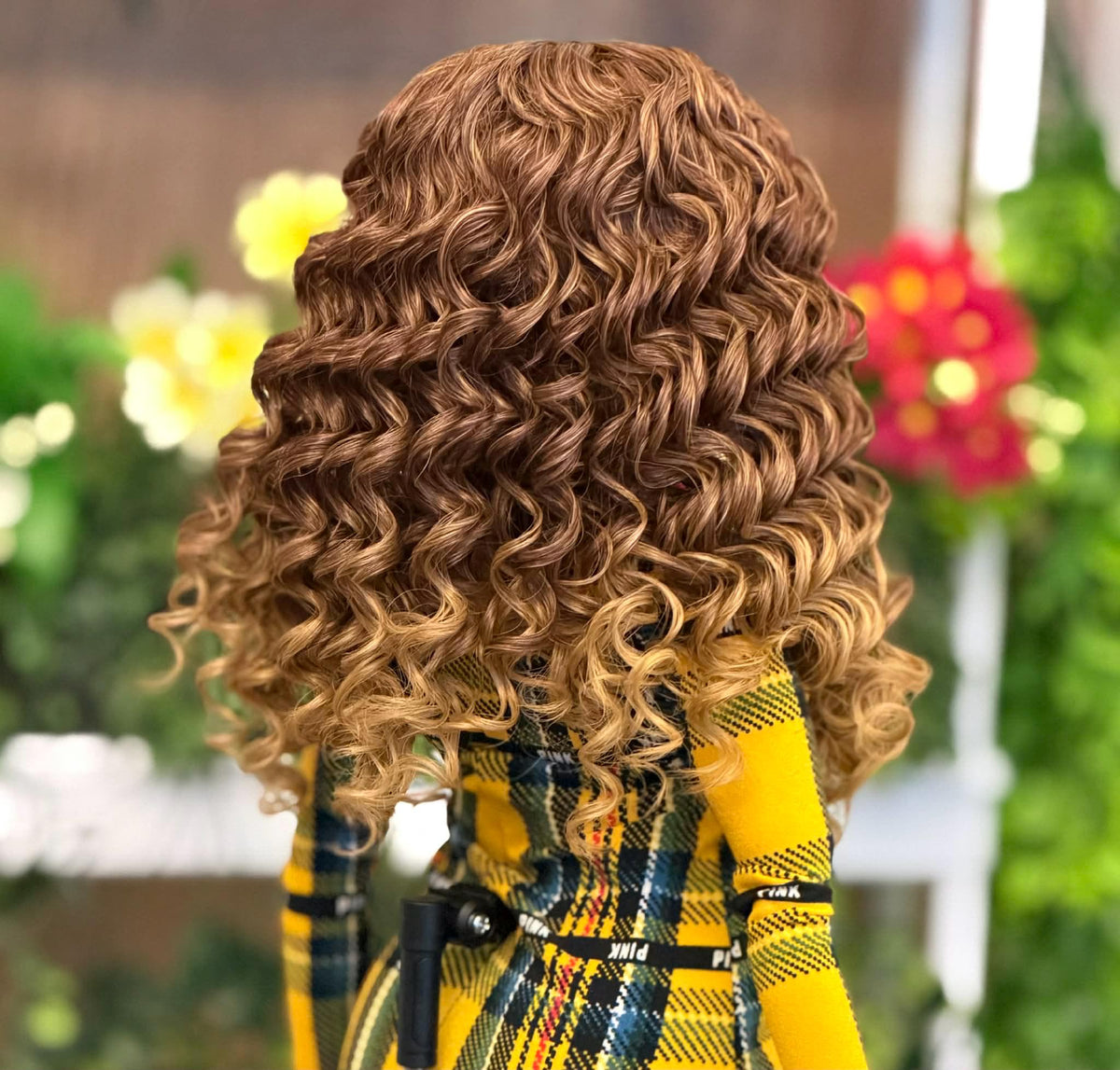 Zazou Dolls Custom doll Wig for Smart Dolls - Tangle Resistant- 8.5" head size of Bjd, SD, Dollfie Dream dolls ombre