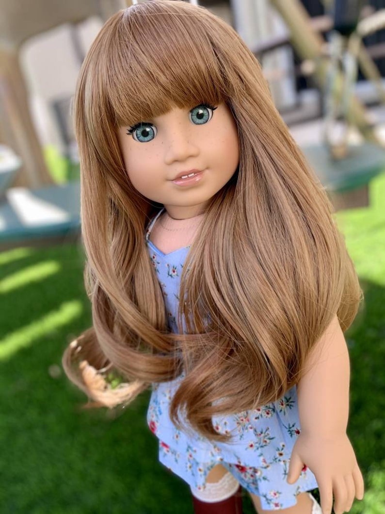 Zazou Dolls Exclusive WIG Sweet Emily for 18 Inch dolls such as Our Generation, Journey Girls and American Girl