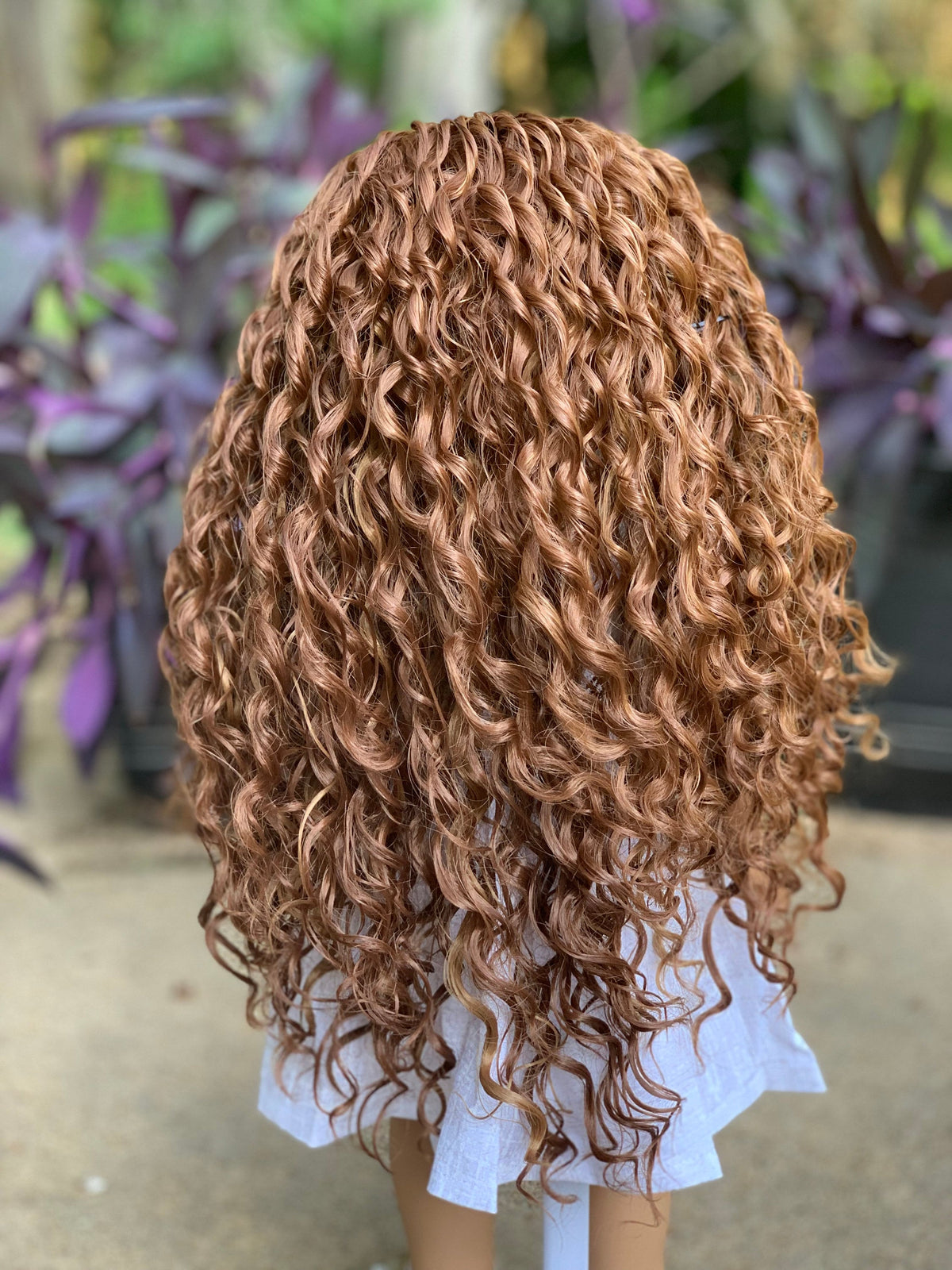 Custom doll wig for 18" American Girl Dolls - Heat Safe - Tangle Resistant - fits 10-11" head size of 18" dolls OG Blythe BJD Gotz Honey