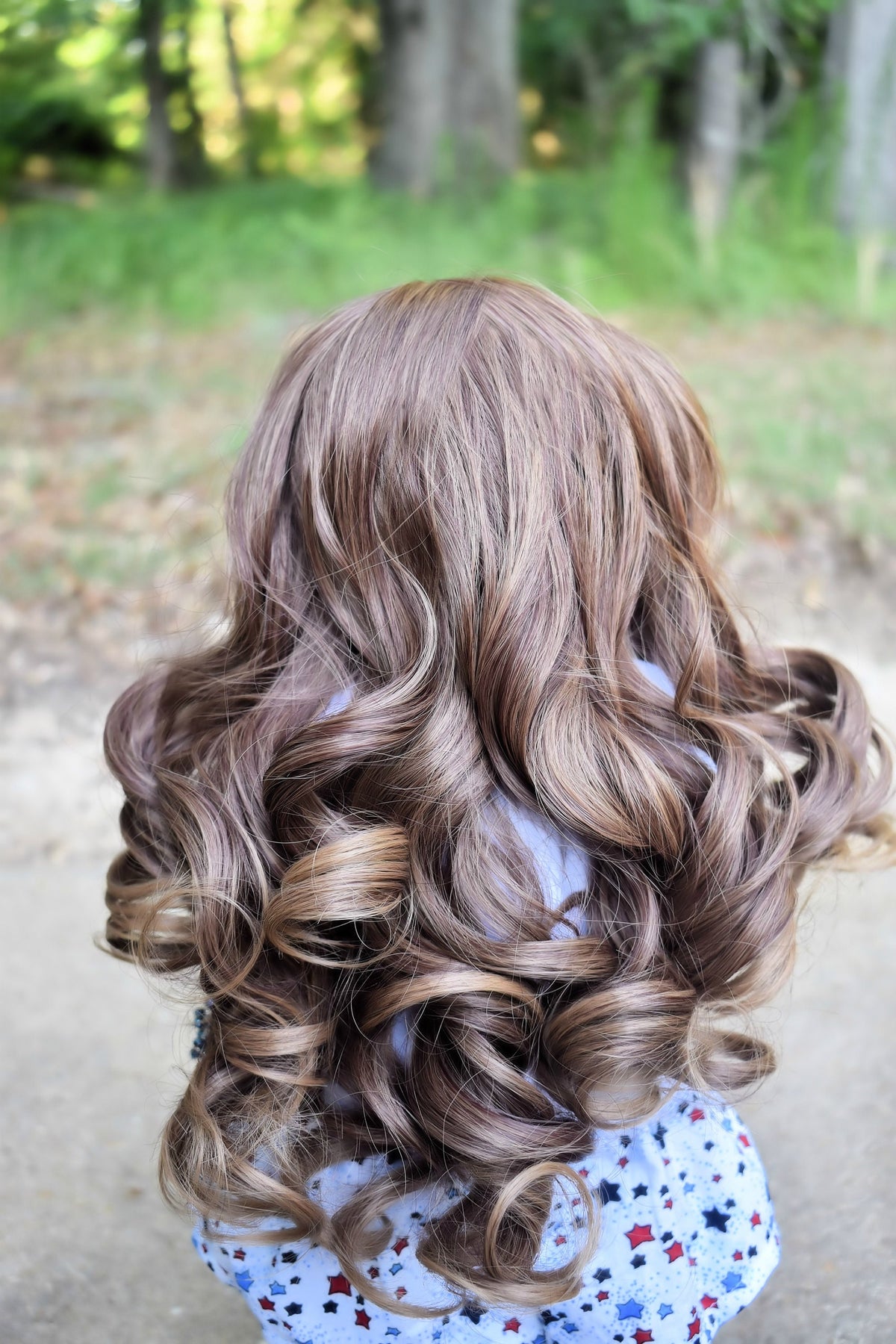 Custom doll wig for 18" American Girl Dolls - Heat Safe - Tangle Resistant - fits 10-11" head size of 18" dolls OG Blythe BJD Gotz