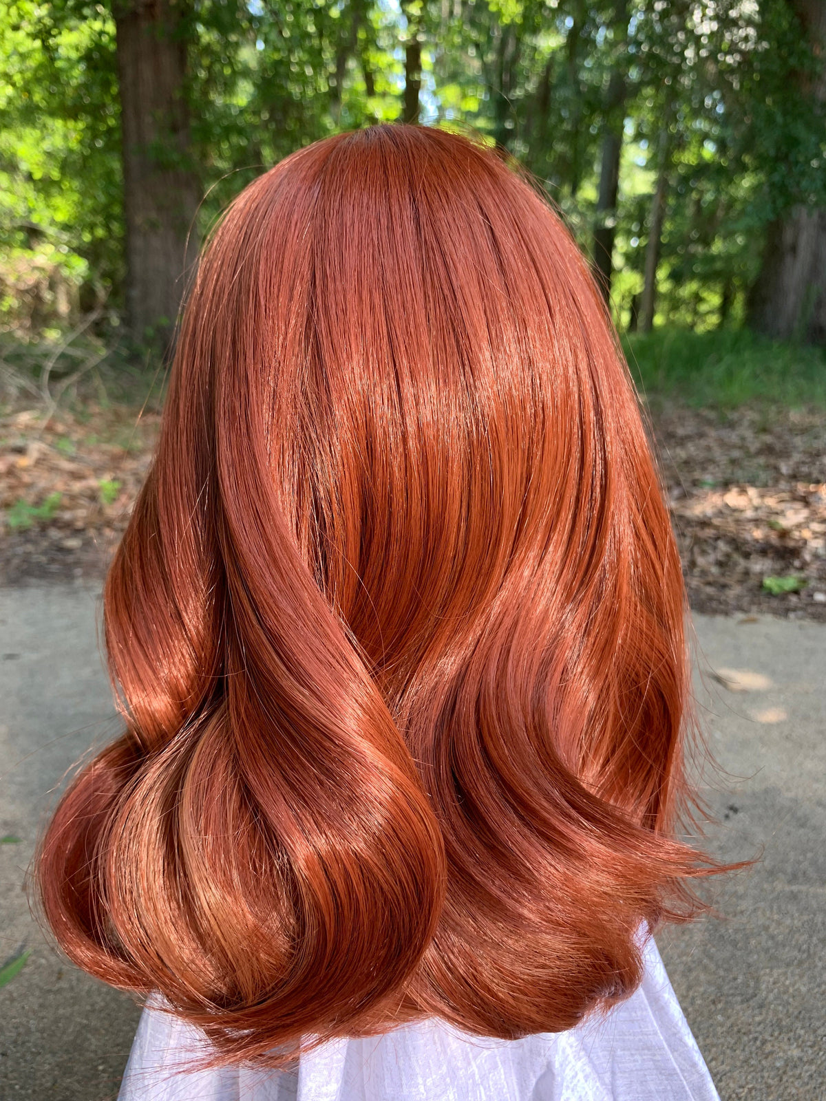 11" Custom Doll Wig fits American Girl Dolls Journey Girls Our Generation Gotz HEAT SAFE tangle Resistant Red Auburn