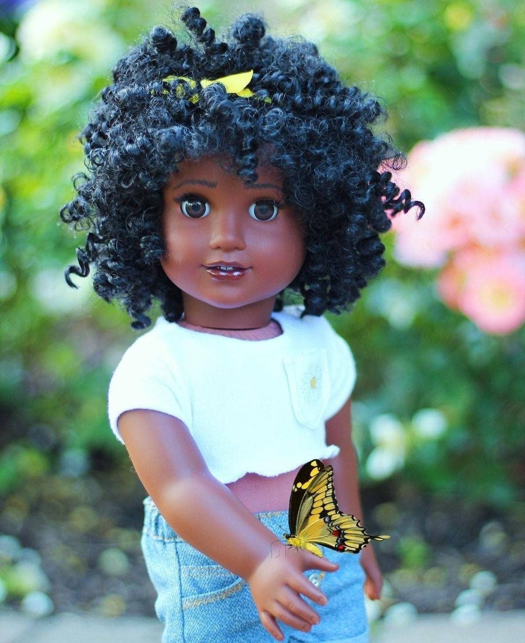 Custom doll wig for 18" American Girl Dolls Heat Safe Tangle Resistant - fits 10-11" head size of 18" dolls OG Blythe BJD Gotz AA!!