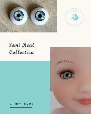 Natural Ruby Red Fashion Friends Doll Eyes , realistic doll eyes, doll eyes replacement, 14mm Fit BJD, SD Semireal Doll and similar