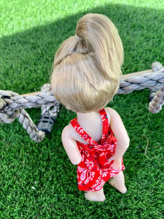 Custom WIG for 13" Dianna Effner Little Darling head size 7-8" Siblies, Ellowyne, My Meadow Avery, Mini Pal Maru & Friends, Liz Frost girls