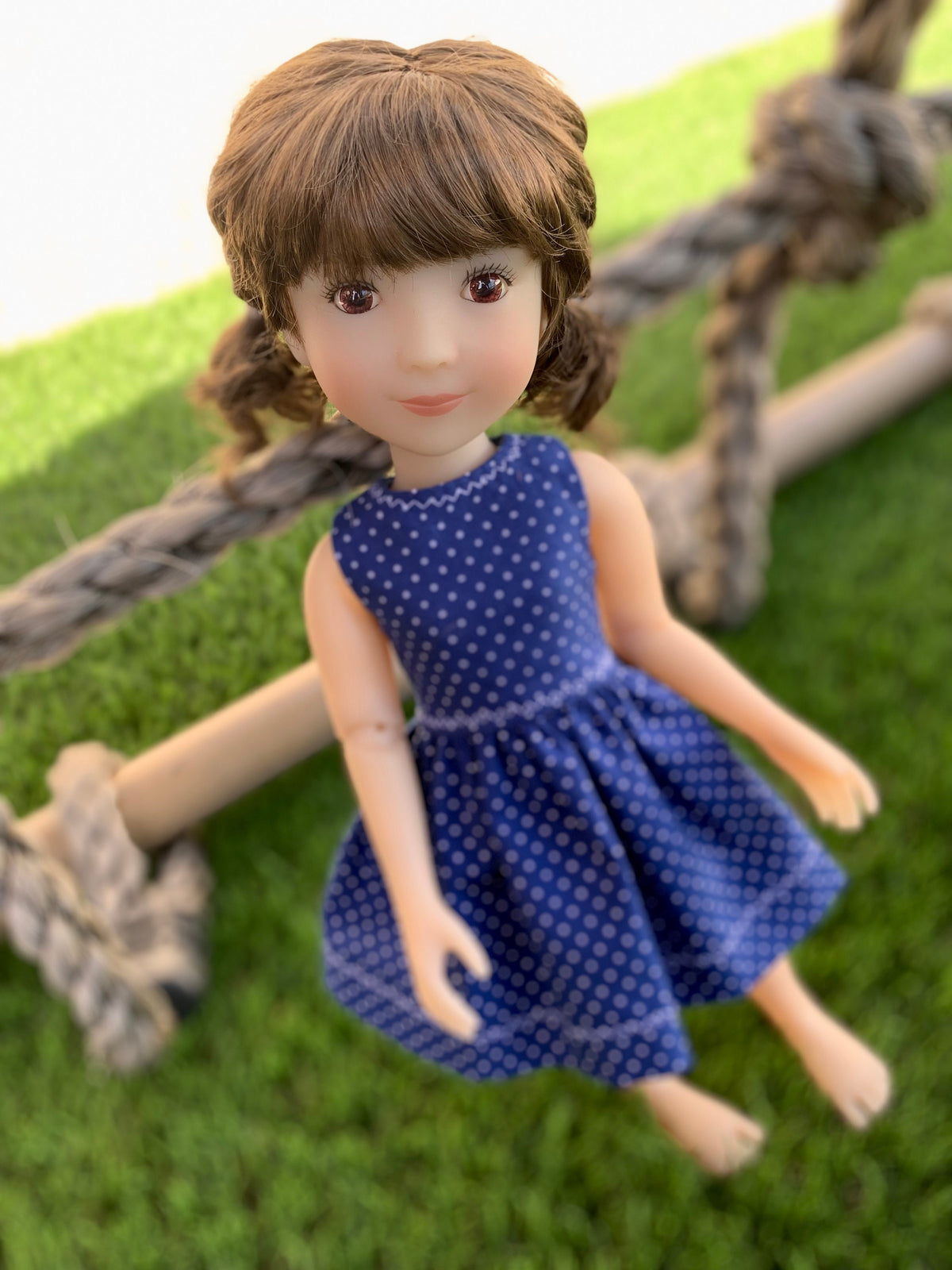 Custom WIG for 13" Dianna Effner Little Darling head size 7-8" Siblies, Ellowyne, My Meadow Avery, Mini Pal Maru & Friends, Liz Frost girls