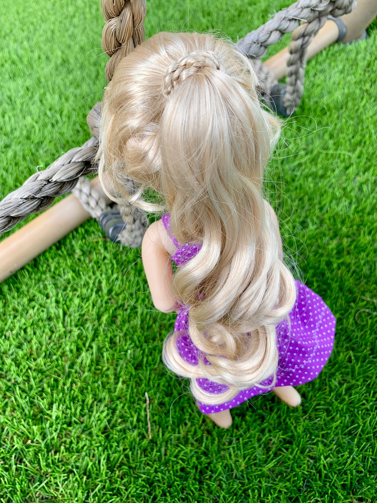 Custom WIG for 13" Dianna Effner Little Darling head size 7-8" Siblies, Ellowyne, My Meadow Avery, Mini Pal Maru & Friends, Liz Frost girls