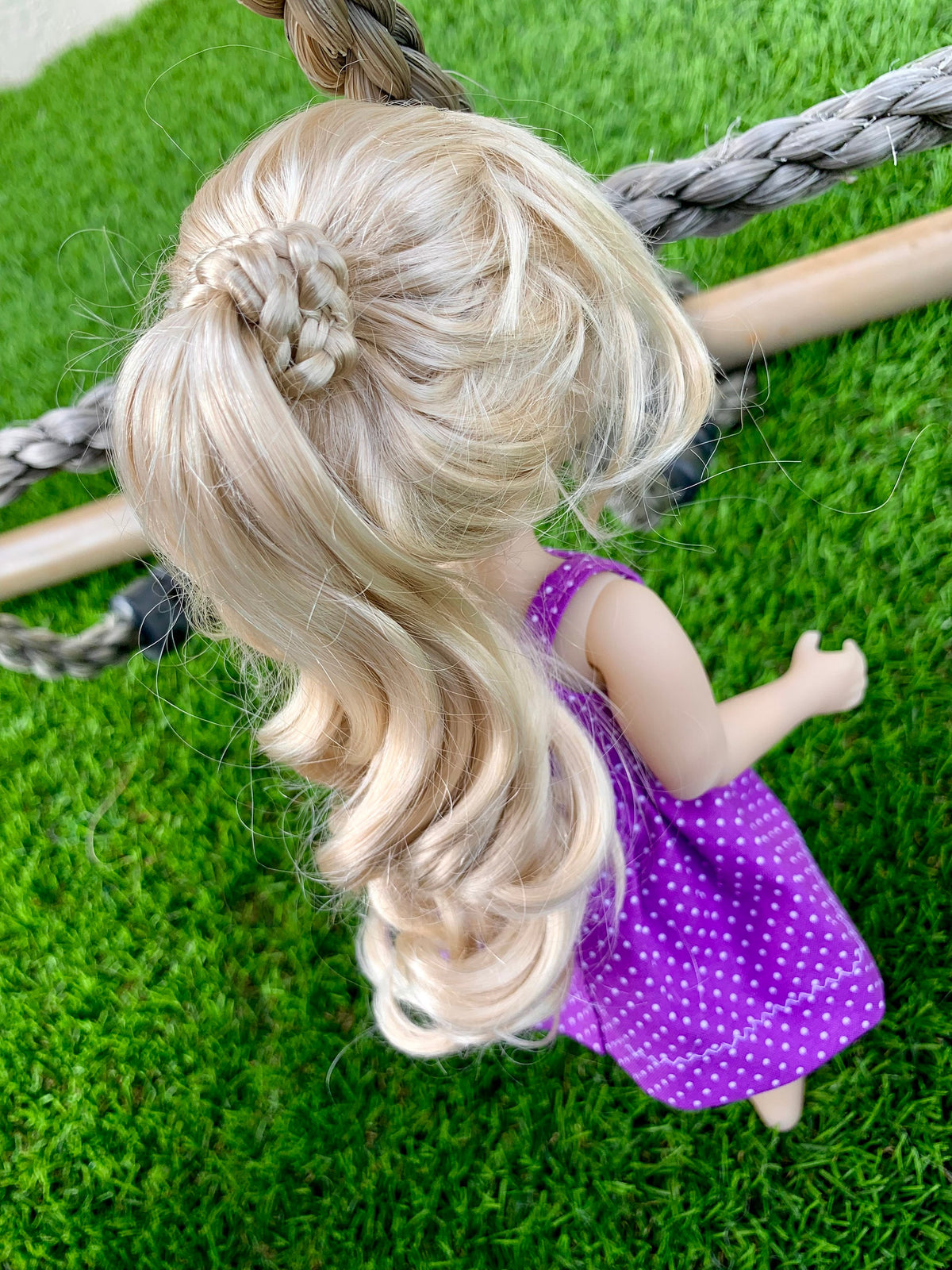 Custom WIG for 13" Dianna Effner Little Darling head size 7-8" Siblies, Ellowyne, My Meadow Avery, Mini Pal Maru & Friends, Liz Frost girls