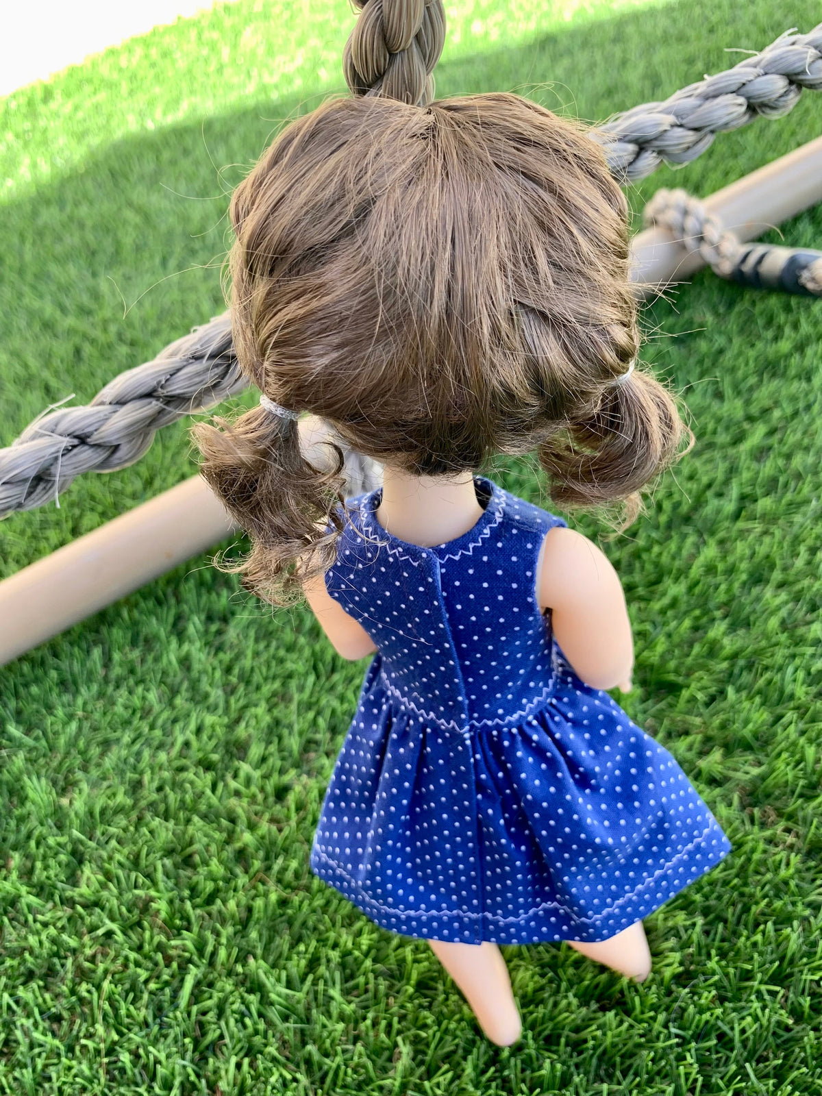 Custom WIG for 13" Dianna Effner Little Darling head size 7-8" Siblies, Ellowyne, My Meadow Avery, Mini Pal Maru & Friends, Liz Frost girls