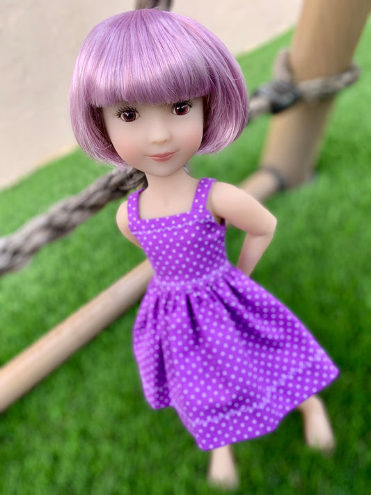Custom WIG for 13" Dianna Effner Little Darling head size 7-8" Siblies, Ellowyne, My Meadow Avery, Mini Pal Maru & Friends, Liz Frost girls